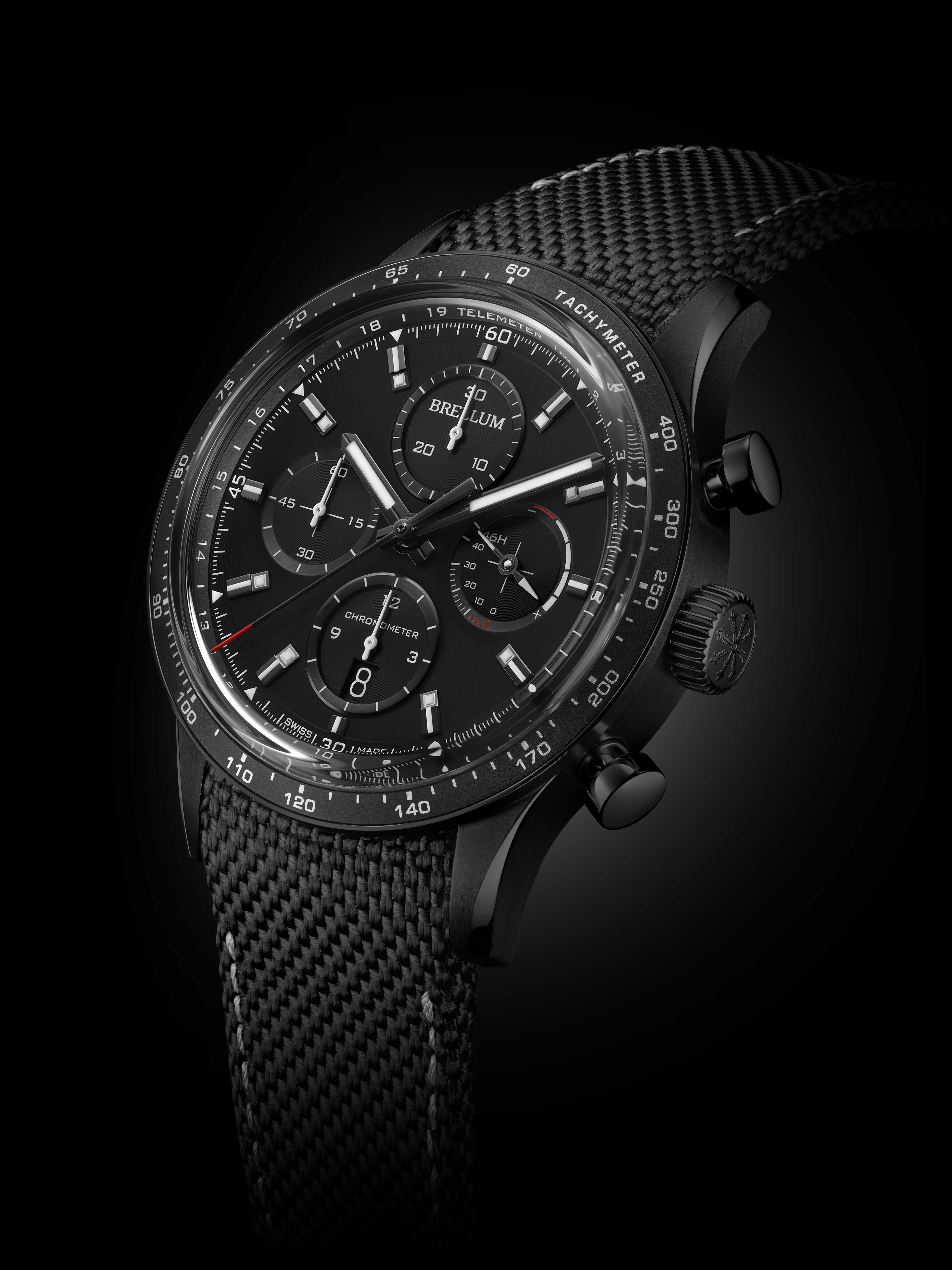 Brellum Pandial Power Reserve Black Titanium LE Chronometer